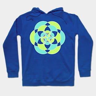 Flor geométrica Hoodie